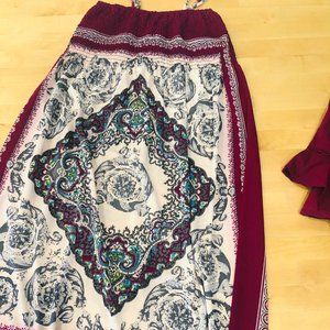 Wom Med Purple Sundress